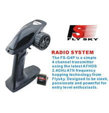 HSP GT 1/10 2,4 GHz Brushed On-Road, Rdeča