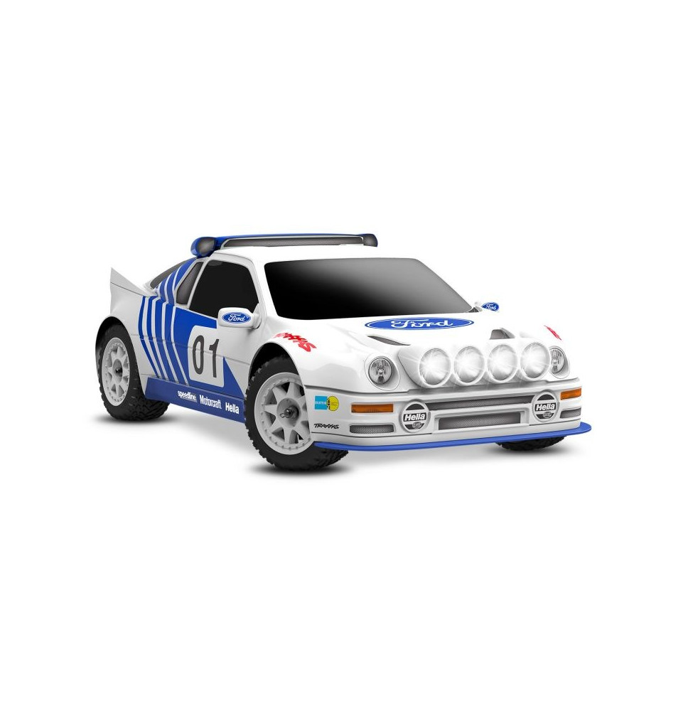 TRAXXAS-Rally VXL-Power 4x4, bel Ford RS200, RTR,brezkrtačni, HD-deli/108046