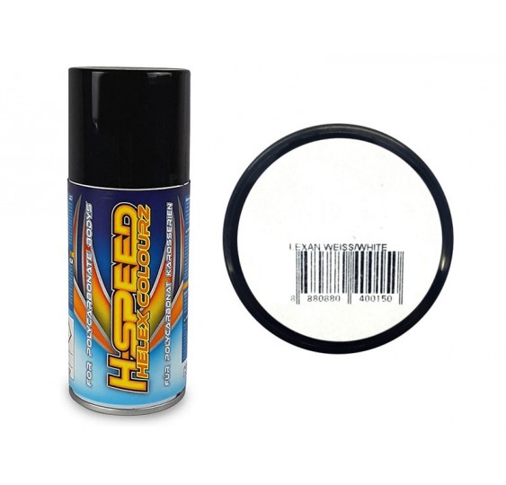 Lexan sprej bela / white 150 ml – H-SPEED/HSP-S001