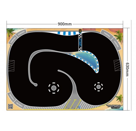 TURBO RACING Drift Track 630 × 900 mm/KAV-760260