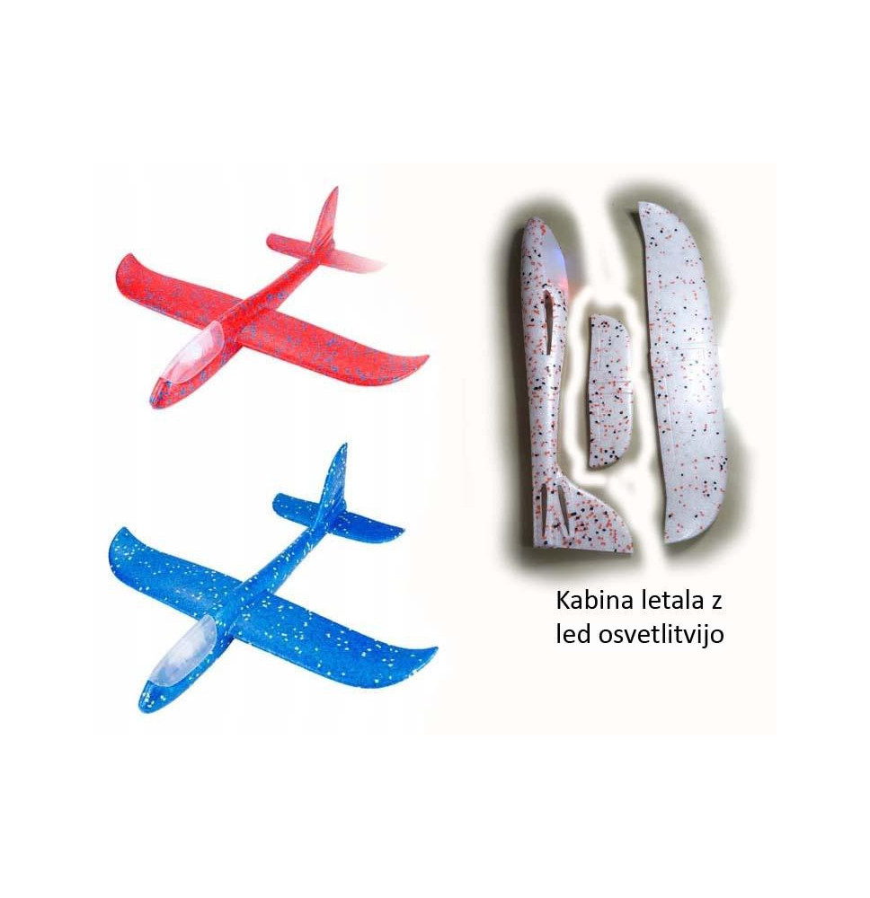 SLOBODAN AVION XL /470X490mm/LED RASVJETA/MJEŠAVINA BOJA