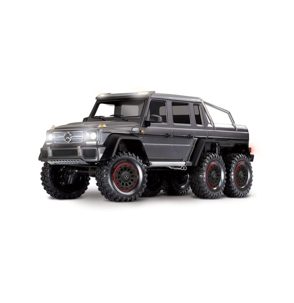 TRAXXAS TRX-6 MB G63 AMG 6X6 SREBRNI 1/10 CRAWLER RTR BRUSHED, Z LED LUČJO,BATERIJO IN POLNILCEM