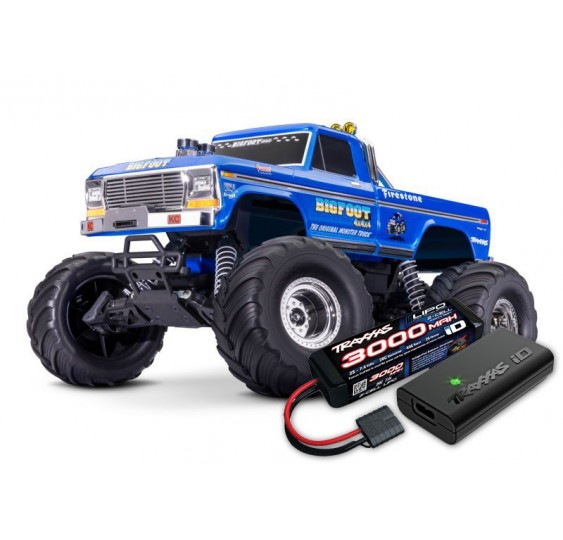 TRAXXAS BIGFOOT Original No.1 1/10 2WD MT RTR BL-2S + 2827X AKU + 2920 POLNILEC/TRX-36334-4