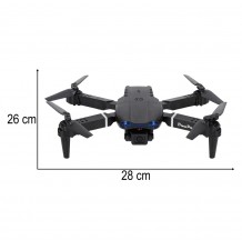 Dron RC E99 Pro z dvojno kamero(2X baterija) 720P in grafitnim ohišjem/IKO-2922