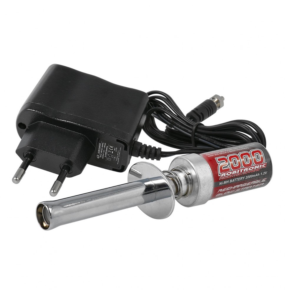 Robitronic Grelec svečk 2000mAh z polnilcem/ROT-1018