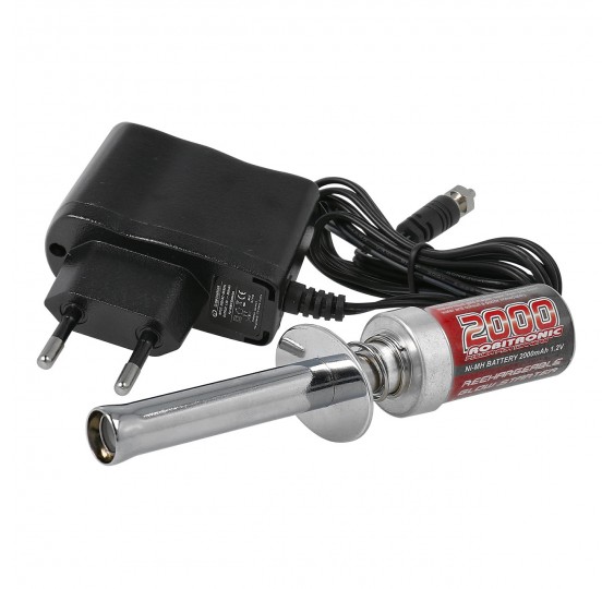 Robitronic Grelec svečk 2000mAh z polnilcem/ROT-1018