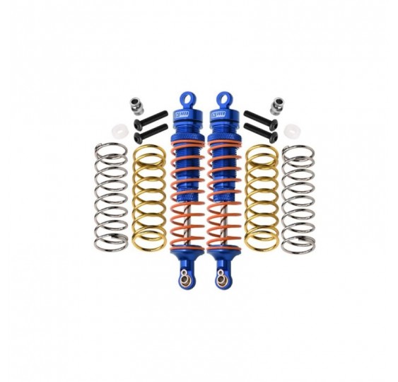 ALUMINIJASTI NASTAVLJIVI ZADNJI AMORTIZERJI 102 mm – 14-delni komplet/TRAXX-4102