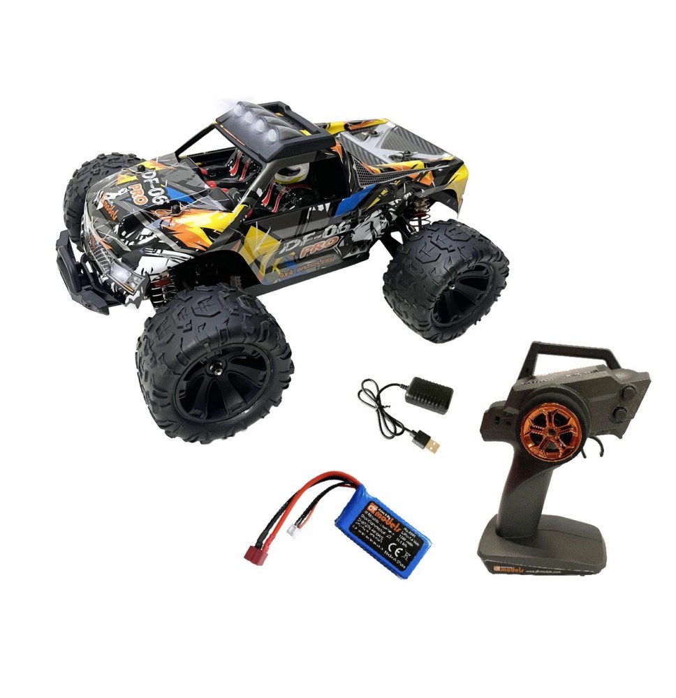 DF-06 PRO Brezkrtačni/90Km/h/1:14 RTR Truck z Gyro sistemom/DF-3148