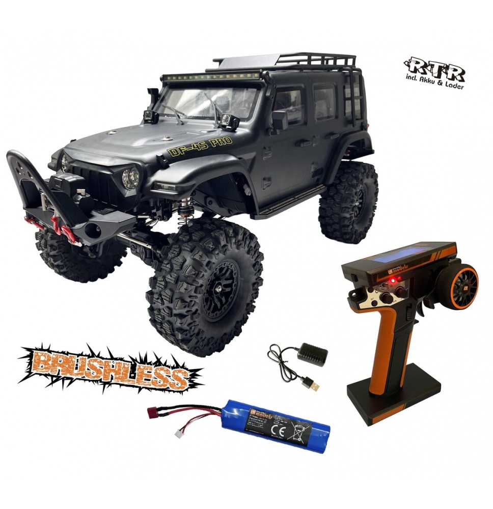 DF-04S PRO BL 1:10 Scale Crawler/Brezkrtačni/z baterijo in polnilcem/RTR/DF-3226