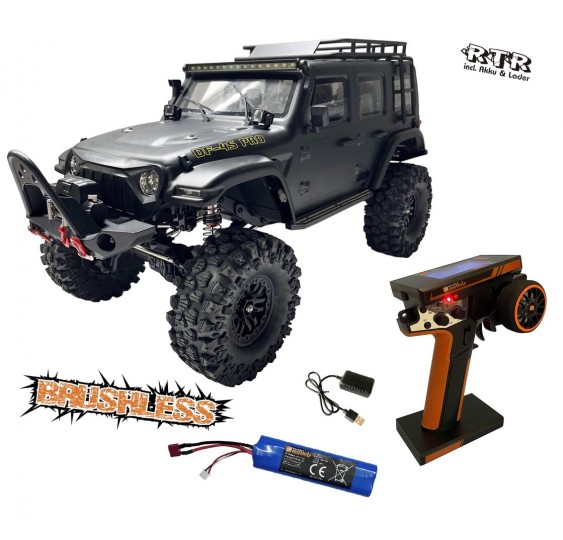 DF-04S PRO BL 1:10 Scale Crawler/Brezkrtačni/z baterijo in polnilcem/RTR/DF-3226
