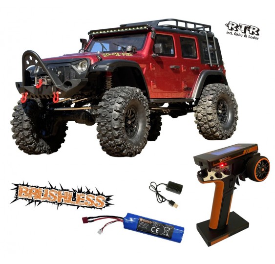 DF-04S PRO BL 1:10 Scale Crawler/Brezkrtačni/z baterijo in polnilcem/RTR/DF-3226