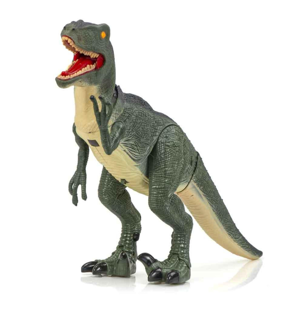RC DINOZAVER Z ZVOKI IN SVETLOBO VELOCIRAPTOR(48 cm)-9991