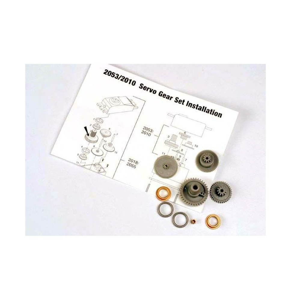 Komplet zobnikov za servo 2055 & 2056 – TRAXXAS-2053