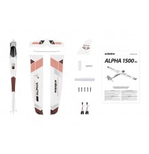 KAVAN Alpha V2 1500 mm ARF/rdeča/KAV-02-8076