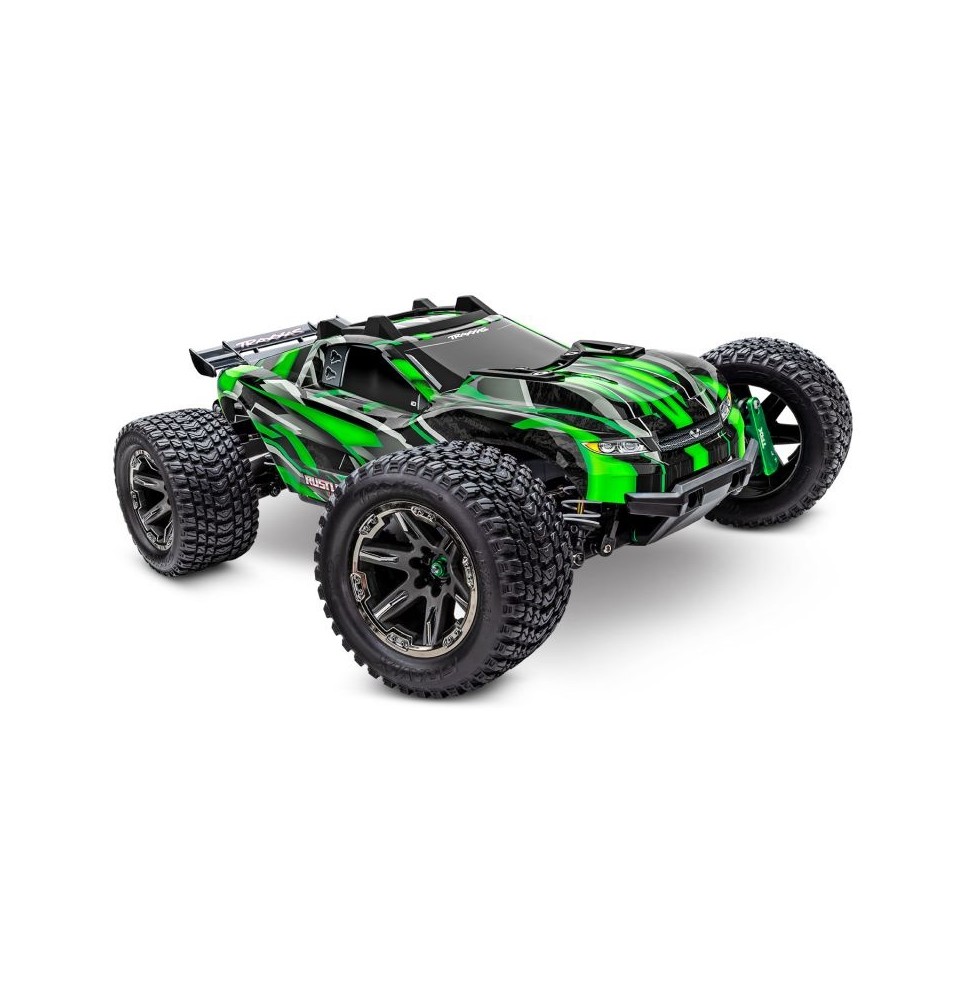 TRAXXAS Rustler 4x4 Ultimate ZELEN 1:10 Stadium Truck RTR – Brezkrtačni (brez baterije in polnilnika)67097-4