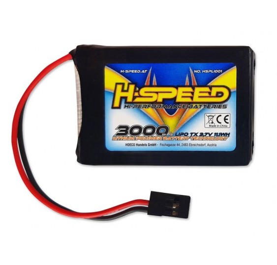 H-SPEED LiPo 3000 mAh 3,7 V TX baterija za oddajnik/50014