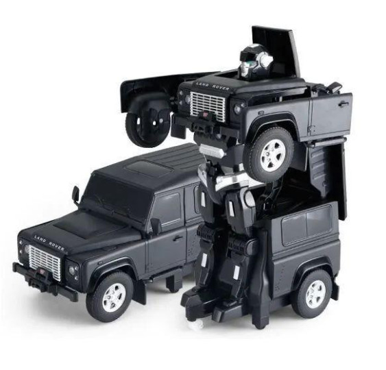 Rastar : Land Rover Transformer 1:14 2.4GHz RTR - crno