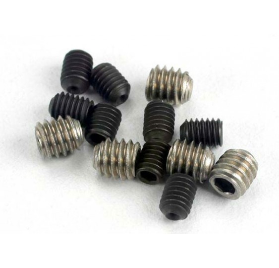 Traxxas imbusni vijaki brez glave 3 × 4 mm / 4 × 4 mm – 12 kosov (TRX1548)
