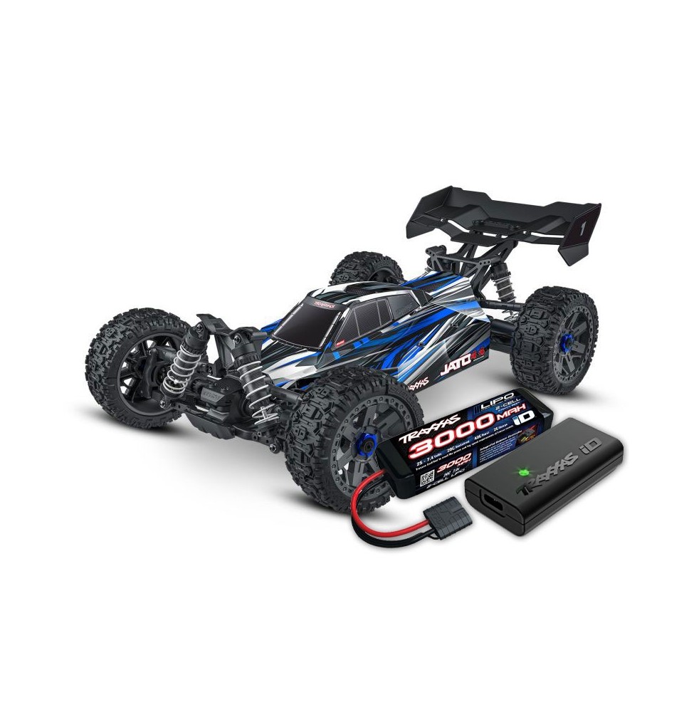 TRAXXAS JATO 4x4 bezčetkasti BL-2S RTR – HD dijelovi, s baterijom 2827X i punjačem 2920 / TRX-90154
