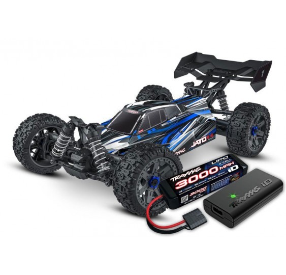 TRAXXAS JATO 4x4 bezčetkasti BL-2S RTR – HD dijelovi, s baterijom 2827X i punjačem 2920 / TRX-90154