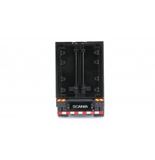 Mini Scania 730 S s priklopnikom, proporcionalni 4x4, 1:64 RTR, črne barve/AMW-22785