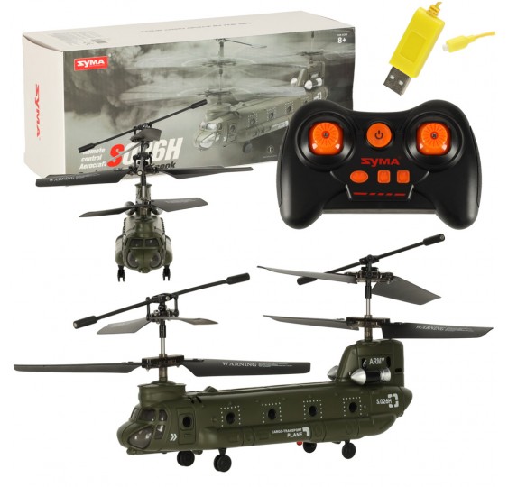SYMA S026H-1 – Vojaški RC helikopter 2,4 GHz/IKO-3176