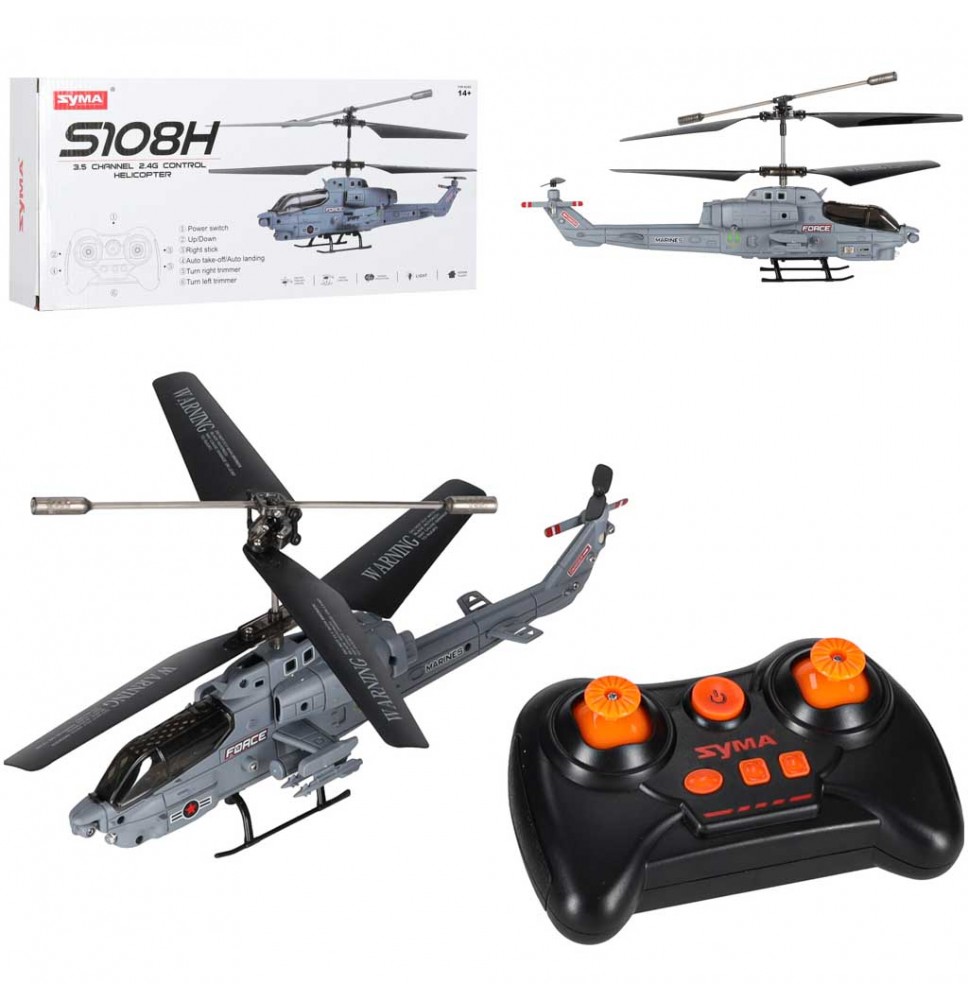 SYMA S108H – RC helikopter 2,4 GHz z LED-osvetlitvijo/IKO-2413