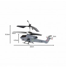 SYMA S108H – RC helikopter 2,4 GHz z LED-osvetlitvijo/IKO-2413