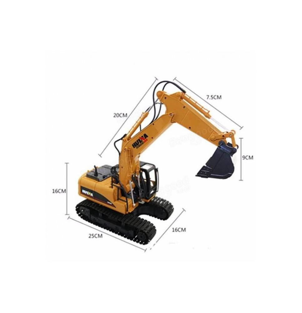 RC BAGER S KOVINSKO ŽLICO HULNA/15 CH/1:14/2,4GHz/RTR/DIE CAST/amewi