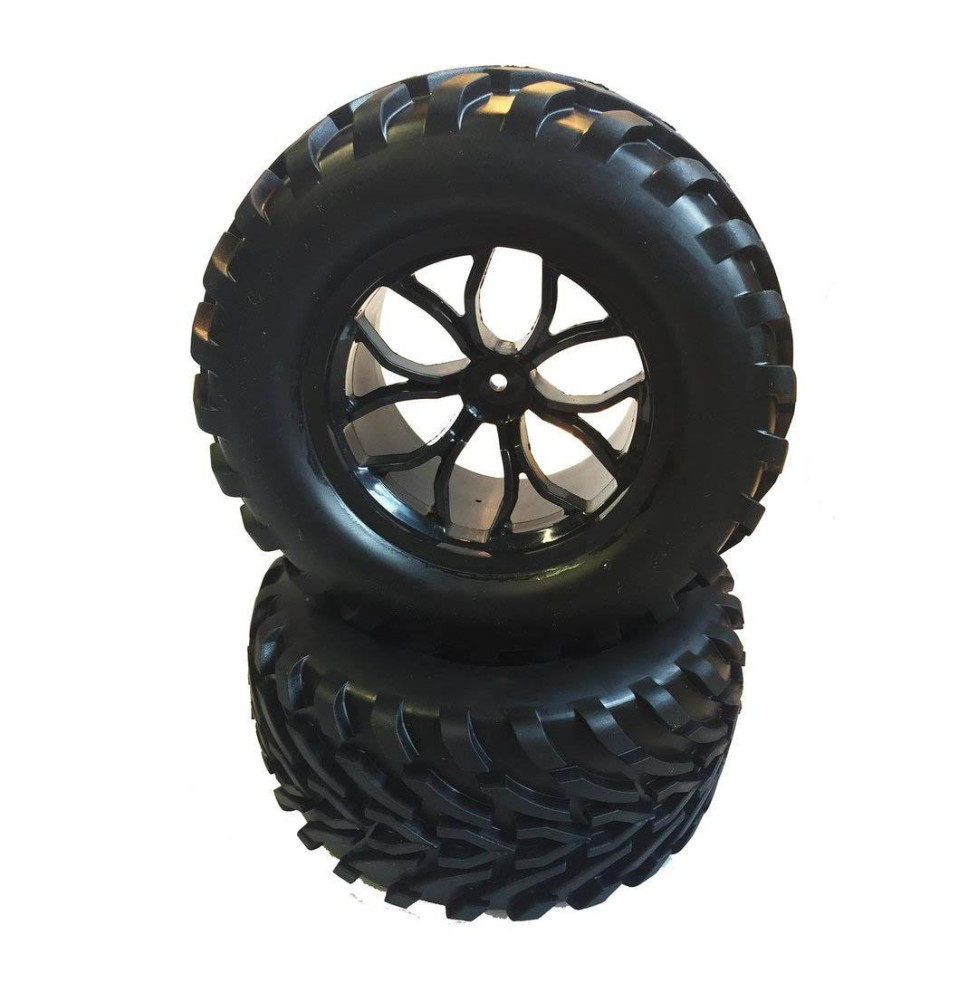 GUME SA FELGAMA ZA MONSTER TRUCK 1:10/CRNE(2)
