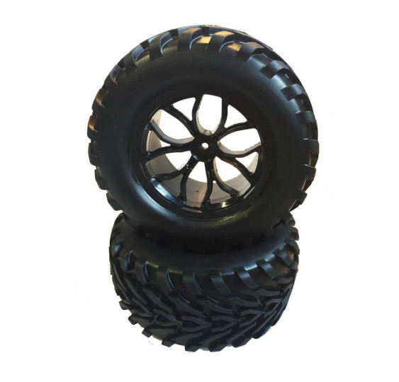 GUME SA FELGAMA ZA MONSTER TRUCK 1:10/CRNE(2)