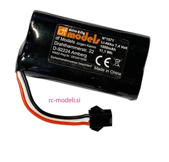 LI-ON 7,4V/1500mA/DF-1571