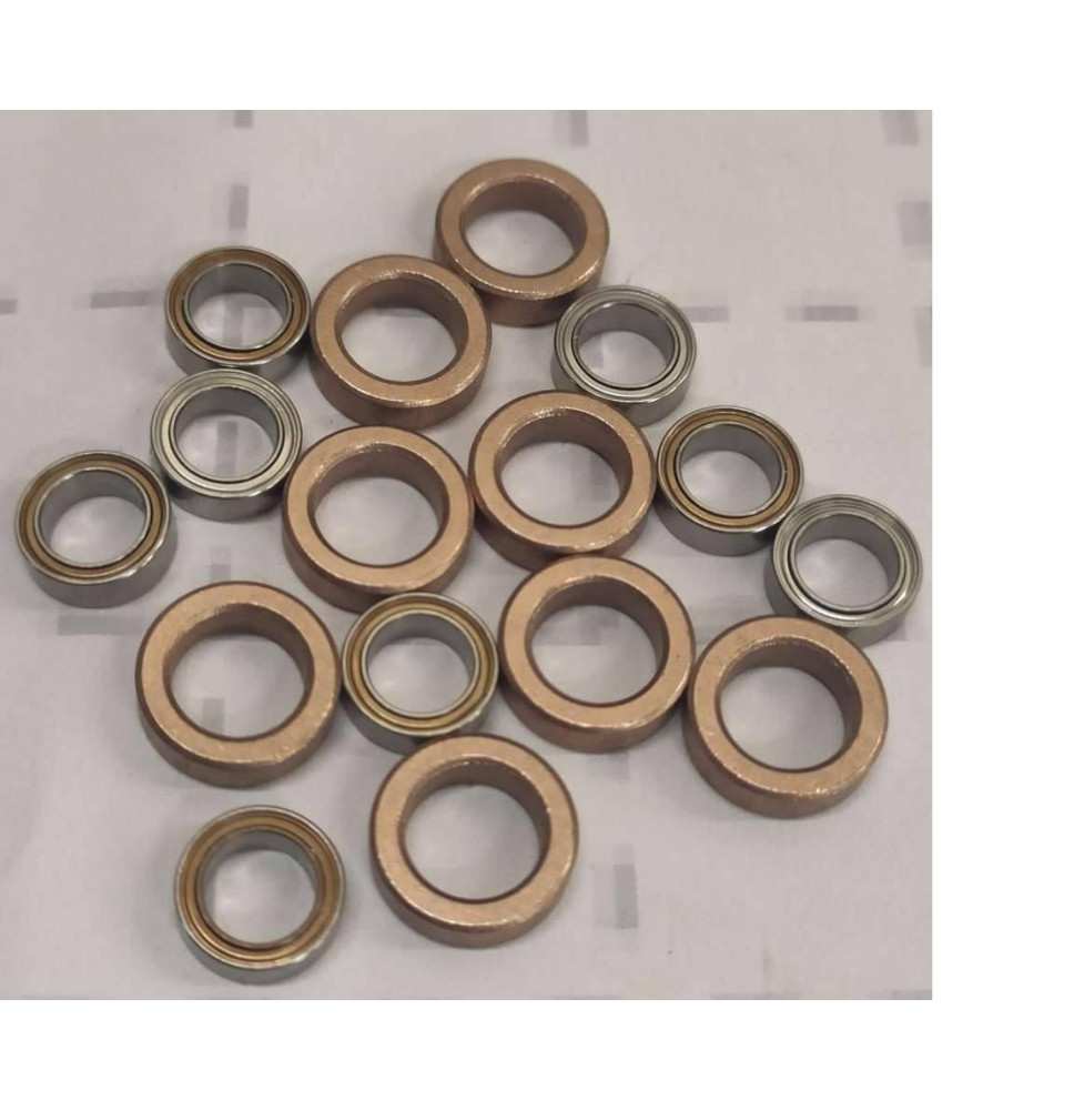 Kroglični ležaj 9,5x6,3x3 (8), drsni ležaj 12x8x3,5 (8)