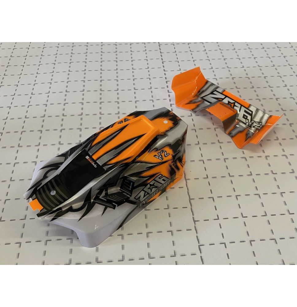 Karoserija + spojler za 3120/3123 oranžna